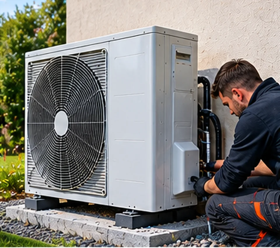 Installation pompe à chaleur air-eau à Dreux par Reb